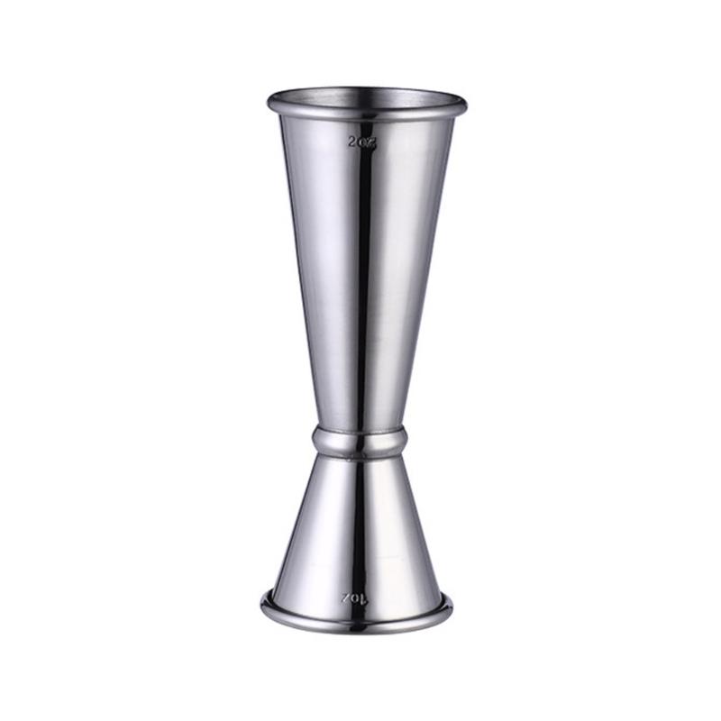 Cocktail Bar Stainless Steel Japanese Design Double-headed Spirit Measuring Cup for Home Bar Party Bar Accessories Club