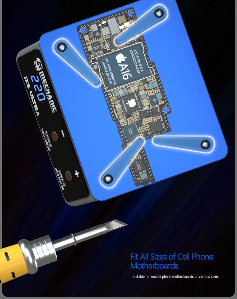 IX5/ULTRA Universal Preheating Table for Soldering Paste and Adhesive Removal