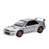 1/32 Subaru Impreza WRX 22B STI Toy Car Model Diecast Metal Vehicle Miniature Sound & Light Pull Back Collection Gift Kid