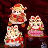 Traditional Chinese Snake Year Portable Lantern PVC New Year Luminous Lantern  Spring Festival