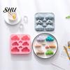 Oven Safe Silicone Mold 8-Cavity Cloud Soap Non-sticky Food Grade DIY Cookie Candle Resin Plaster Chocolate Biscuit Cake Ice Mould Microwave