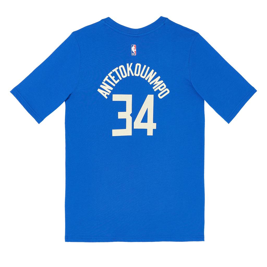 Nike NBA Collaboration T-Shirt 34 Giannis Antetokounmpo Kids Tops 3Z2B7HDDA-BCKGA