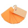 1Pc 230 Sheets Binder Memo Pad Ring Kraft Paper Sticky Notes School Stationery