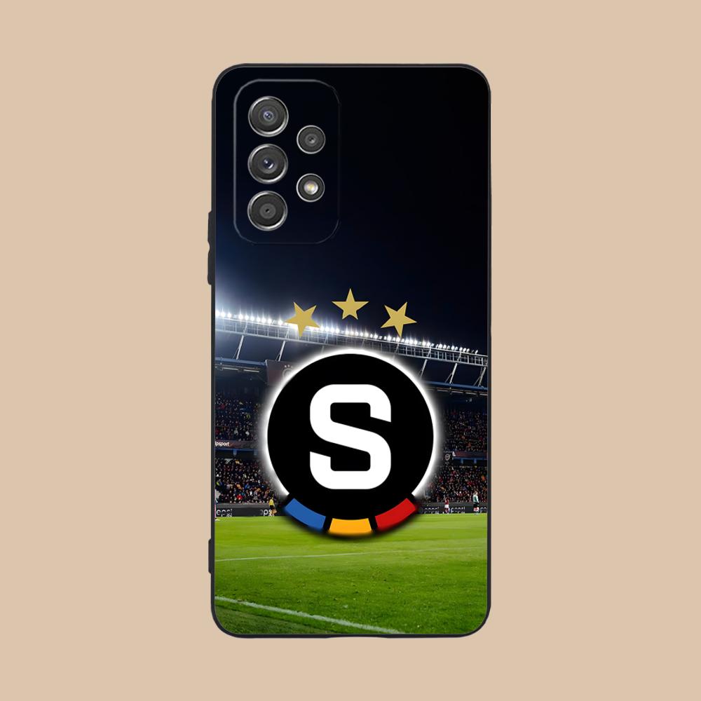 FC Sparta Praag Mobiele Telefoonhoesje voor Samsung Galaxy A73 72 71 70 56 55 54 53 52 36 35 34 23 16 15 5G Kleur Beschermhoes