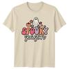 Spooky Season Unisexs TShirt Retro Ghost Halloween Gift For Her