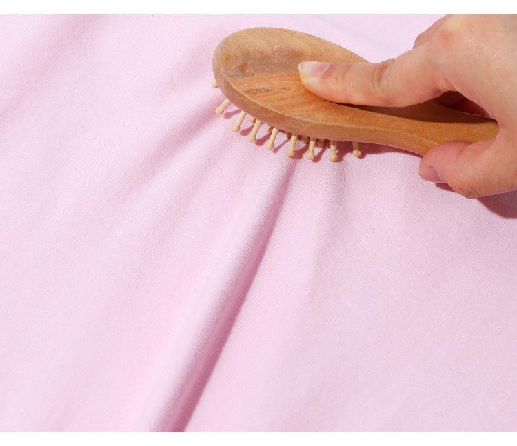 Pure Cotton Solid Color Children's Short-Sleeve T-Shirt for Girls and Boys