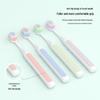 Brosse à dents à poils souples Yuean pour adultes avec fibres triple densité, tête large, nettoyage frais, paquet individuel