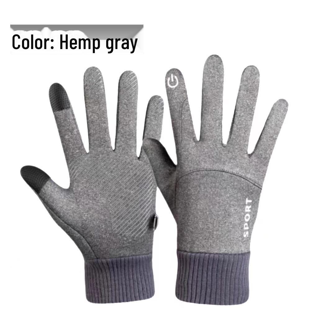 

Унисекс водонепроницаемые зимние перчатки для вождения с сенсорным экраном для занятий спортом на открытом воздухе велоспортом Switch хизер серый