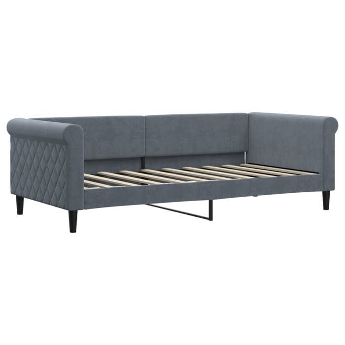 VidaXL Daybed with Mattress, Sofa Bed, Guest Bed, Bedroom Furniture Living Room, Modern, Dark Grey 3197761