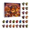 Advent Calendar 2025 Advent Calendar with 24 Acrylic Charms Pumpkin