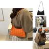 Stylish Versatile Crescent Bag Soft Pu Material With Convenient Zipper Closure For Everyday Fashion