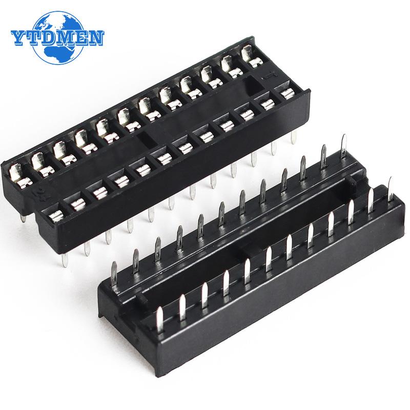 

10PCS IC сидіння 6P/8P/14P/16P/18P/20P/24P/28P DIP Розетка IC Адаптер Пайка Розетки DIY 16P