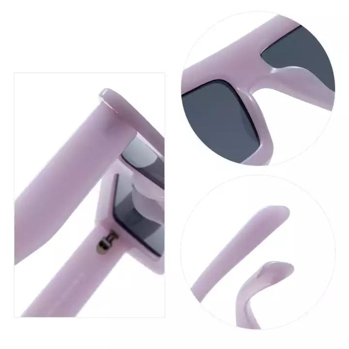 Small Frame Vintage Rectangle Sunglasses New Fashion Women Personality Wide Brim Sunglasses