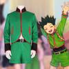 Gon Freecss Long Sleeve Coat & Shorts Cosplay, Hunter X Hunter Game Anime Outfit