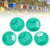 5pcs Round Hive Entrance Discs Attach To Nuc Or Hive Boxes Swarm Boxes Ventilator Rotatable Opening and Closing Hive Entrance