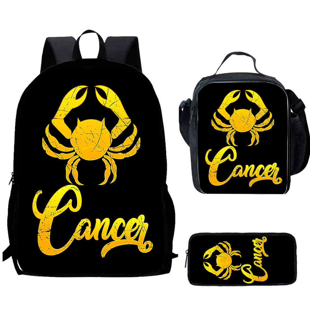 12 Sternbilder Schultasche High Definition Multifunktion Oxford Leichter Rucksack Haare