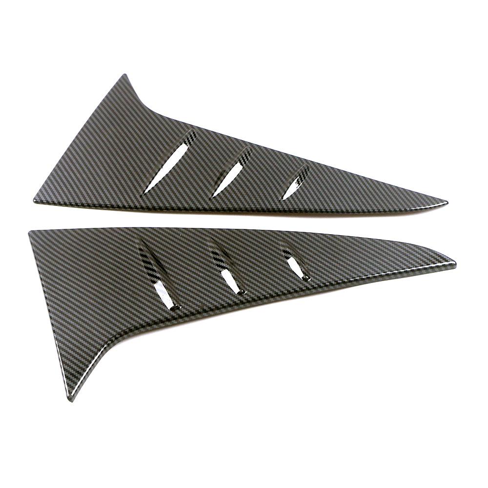 For Toyota Sienna 4th 2024 2024 2024 Car Styling Carbon Chrome Rear Window Spoiler Side Wing Triangle Cover Trim Molding Garnish