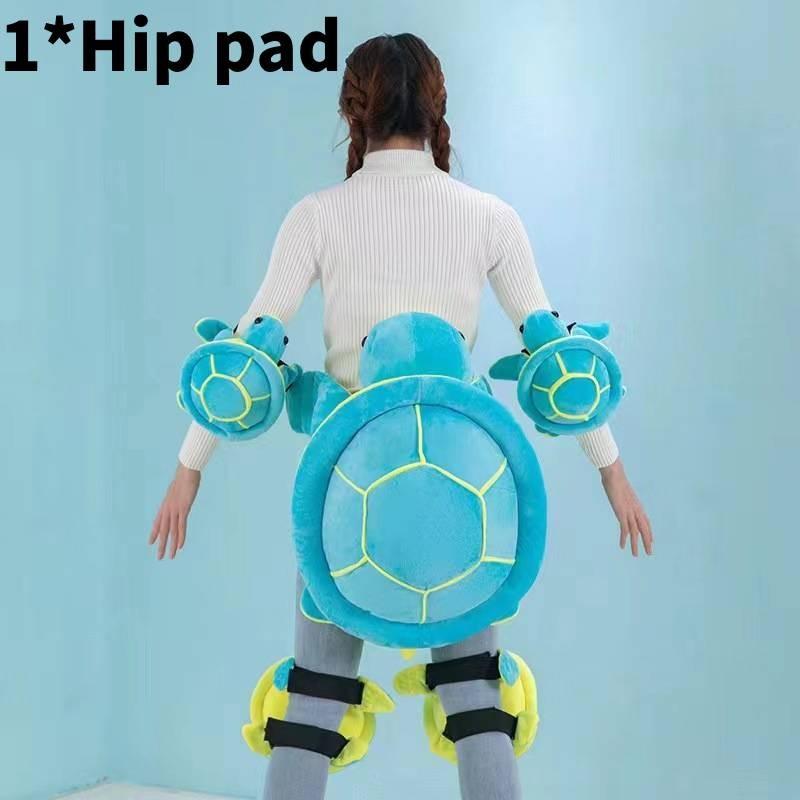 Plush Toys Turtle Protective Snow Gear Set With For Kids Skiing Doll Stuffed