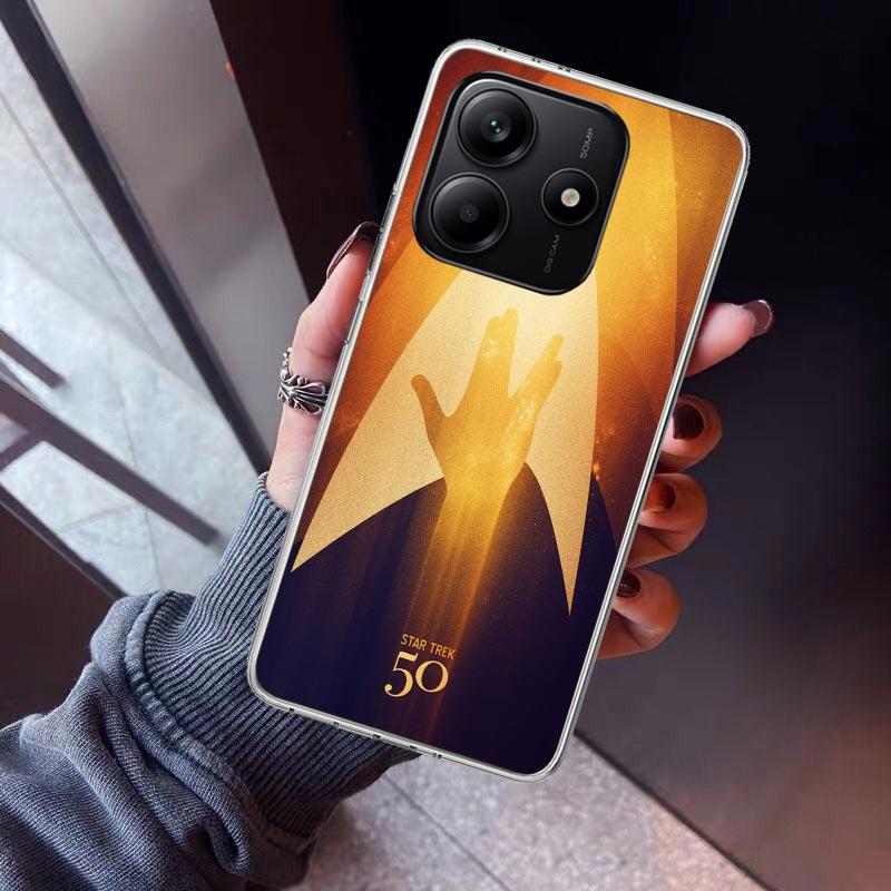 Star Movie T-Trek Phone Case For Xiaomi Redmi Note 10 11 12 13 14 15 Pro Plus 11S 12S 14S 11T 11E 10S Soft TPU Back Cover Redmi
