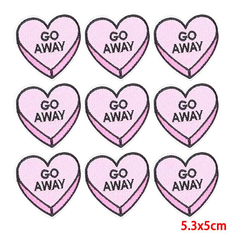 10 Pcs/lot Wholesale Embroidery Patch Iron On Patches For Clothing Patches On Clothes Jackets Decor Applique Sew Supplies