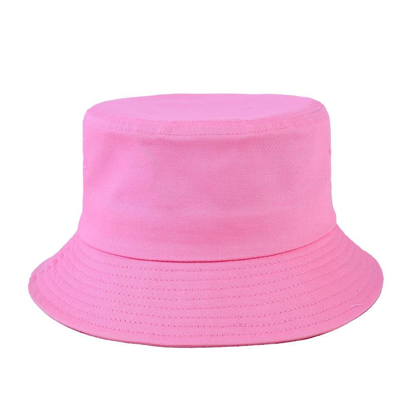 New Product Custom Simple Fresh Bucket Hat Basic Model Lightweight Colorful Unisex Outdoor Bucket Hat