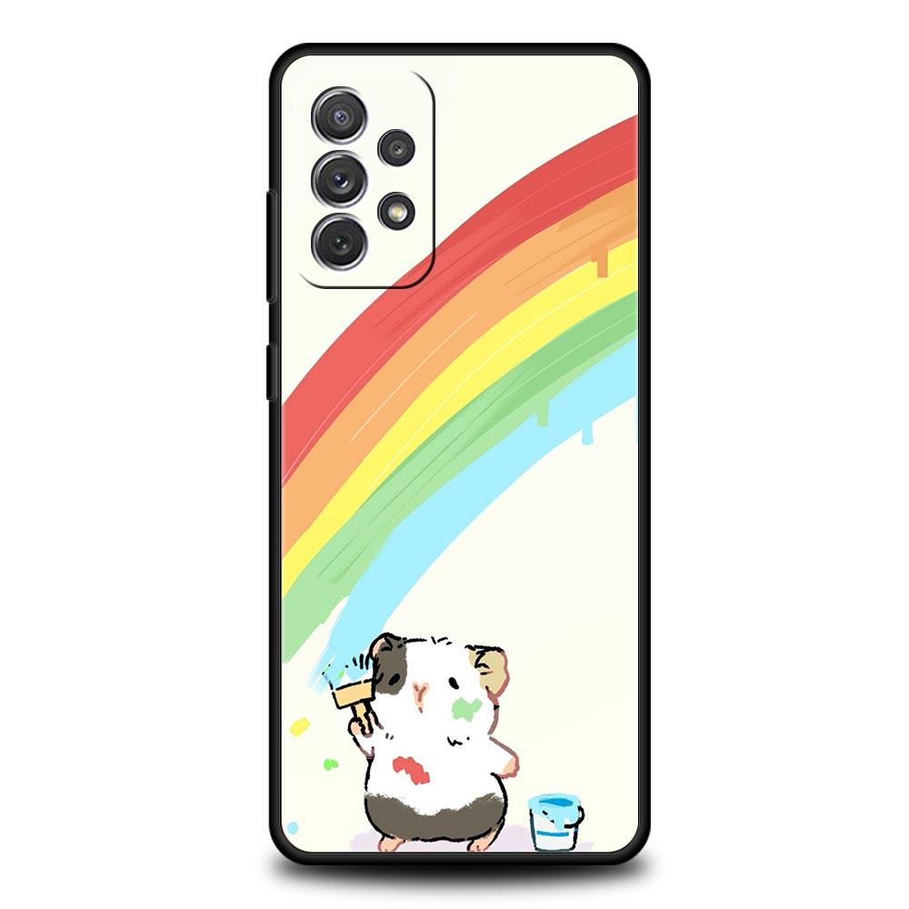 Animal Guinea Pig Cavy Cute Phone Case For Samsung A15 A13 A51 A71 A41 A31 A21S A03S A05 A35 A55 A23 A25 A33 A53 A73 5G Cover
