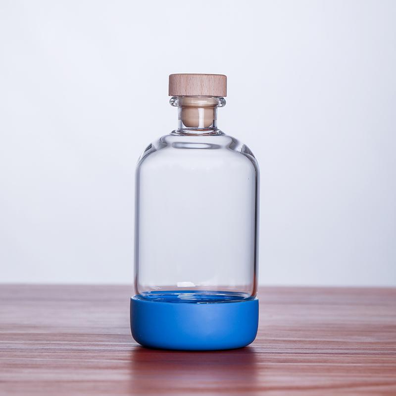 

Разноцветные бутылки с цветным дном для замачивания фруктов для сока и вина, для домашнего пивоварения, фруктового вина, бартендинга, пустые бутылки с уникальным дизайном для алкоголя 1PCS