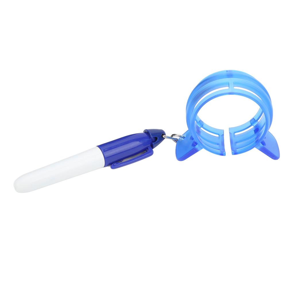 360 Degrees Golf Ball Line Marker Plastic Golf Three Line Drawing Device for General PurposeBlue