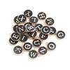 26Pcs Letter Charms DIY Lightweight Round Fashionable 26 Letters Charms Pendant for Bag Decoration