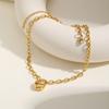 High Quality Heart-shaped Lock Necklace for Women,Luxurious Stainless Steel Link Chain Necklaces,Fashion Mother's Day Gift