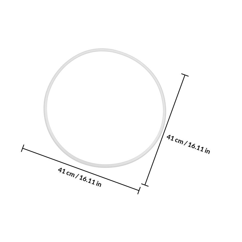 Bar Stool Rubber Base Ring White Stable Floor Protector Chair Leg Cover Non Slip Pad Replacement Part for Bar Restaurant Home