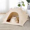 Cat Tent Bed Waterproof Portable House Outdoor Pet Warm Cushions Furniture Sofa Basket Winter Beds Kitten Sleeping Nest Tents