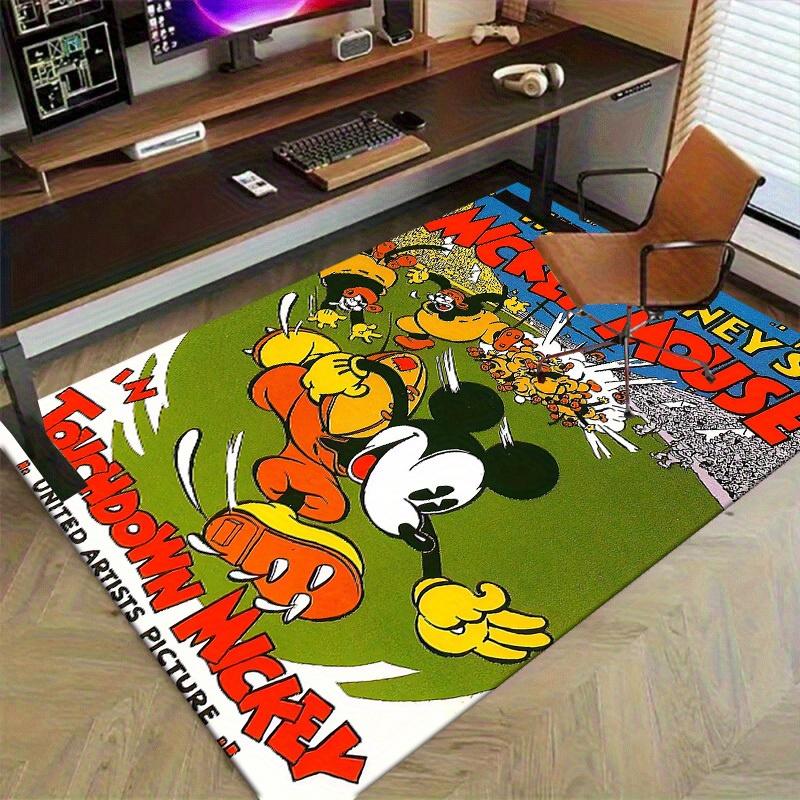 1pc, Walt Disney's Mickey Mouse Touchdown Mickey Home Office Chair Rug Outdoor GiftP097