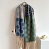 Thick Polka Dot Pattern Shawl Warm Fabric Blanket Scarf Faux Cashmere Scarf  Fall Season