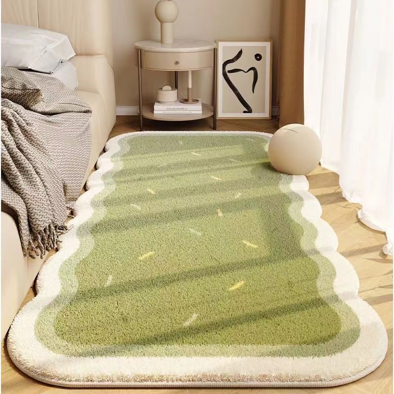 Bettvorleger Nordischer Teppich Zimmer Schlafzimmer Badezimmer Wohnzimmer Rutschfest Heimdekor Lange Bodenmatte