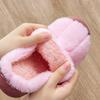 Cotton slippers women's winter home indoor home home warm non-slip thick bottom couple new wool slippers men's autumn and winter