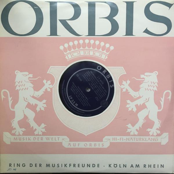 

LP Record MIUNCHENER INSTRUMENTALENSEMBLE HE J S Bach Das Musikalische Opfer CX12120 ORBIS 1961 Germany Classical Used