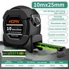 5/7.5/10M Metric Measuring Tape Self Locking Fluorescent Steel Tape Measure High Precision Wear-resistant Ruler Measuring Tools