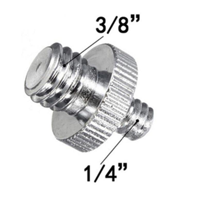 1/4" to 3/8" Thread Camera Screw Mount Adapter for DSLR Camera Tripod Light Stand Quick Release Plate Male to Female