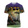Fashion Insect Spider T Shirt For Men Animal Pattern Short-sleeved T-shirt Funny Casual Streetwear Summer Tops Cool Tee Shirt