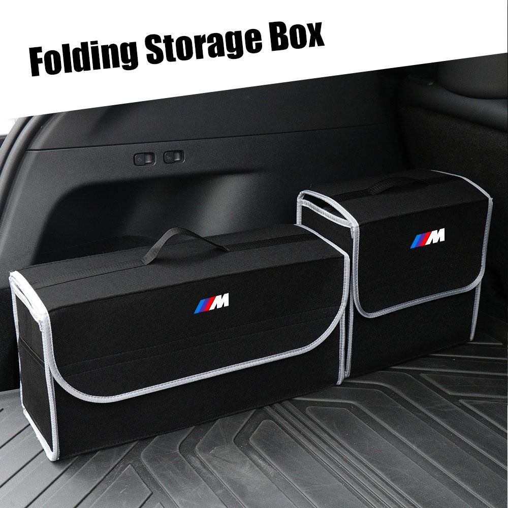 Car Trunk Large Capacity Sundries Storage Box Organizer Bag Tool Case For BMW M E34 E36 E60 E90 E46 E39 E70 F10 F20 F30 X5 X6 X1 M3 M5 M6 E71 F01 F02