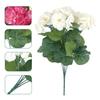 36CM 4/6Pcs Artificial Flowers Silk Begonia Bouquet Realistic Colorful Wedding Home Party Living Room Table Decoration
