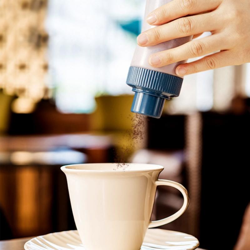 Seasoning Bottle Pepper Spice Dispenser Salt Sugar Squeeze Jar Bbq Coffee Powder Container Kitchen Sorting Storage Supplies