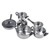 Kitchen Cookware Set Stainless Steel Pots Pans Set Includes Saucepan Stock Pot Non Stick Frying Pan