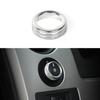 Scheinwerferschalter Knopf Zierring Innenraumzubehör für Ford F150 09-14 Silber