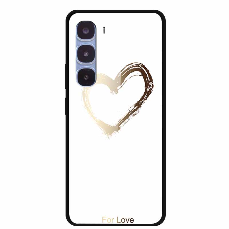 Funda de Lujo Para Infinix Hot 60 Pro X6885 Cubierta de Cristal Templado para Fundas de Teléfono Infinix Hot 60 Pro Animales de Moda Protectora Funda