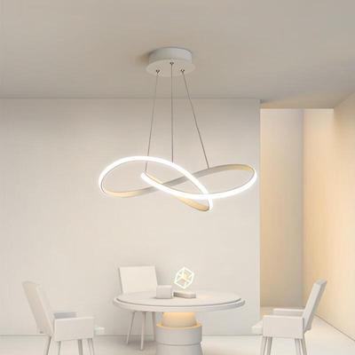 Lámpara de araña LED redonda brillante para comedor
