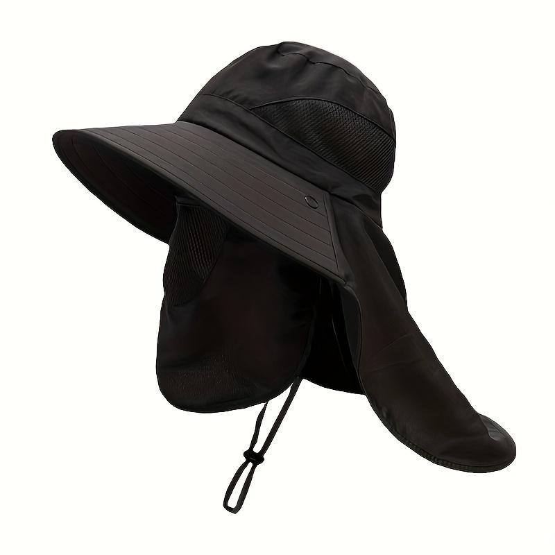 Cappello da Sole Estivo Traspirante Anti-UV per Ciclismo Pesca con Protezione per il Collo Cappello da Pescatore Unisex da Esterno con Ampia Visiera Caccia Escursionismo Cappello a Secchiello
