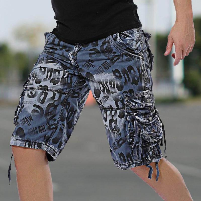 Cargo-Shorts für Herren Mehrere Taschen Wandern Herren Cargo-Shorts Männliche kurze Hosen Alltagskleidung