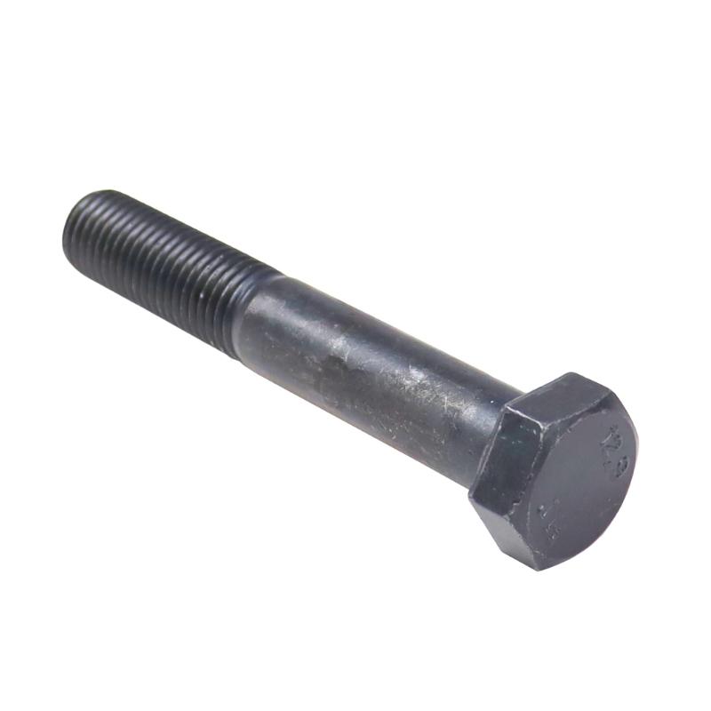 Hexagonal head screw, partial thread M16x100, class 12.9, black